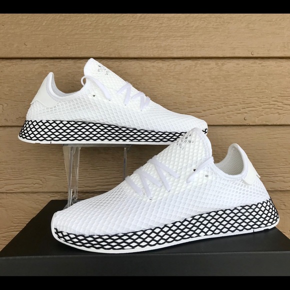 Adidas Deerupt Runner Black/White Athletic Shoes - Picture 3 of 8